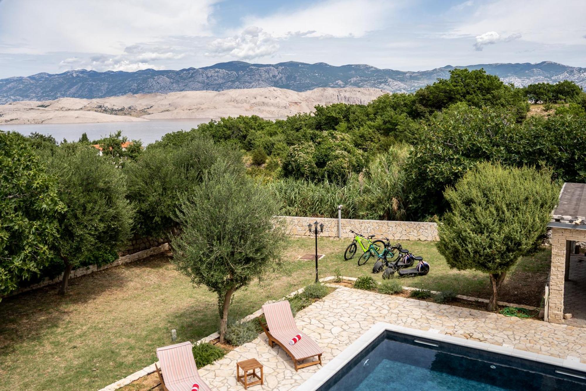 Villa Pag Dubrava Relax With Pool Bosana Exterior foto