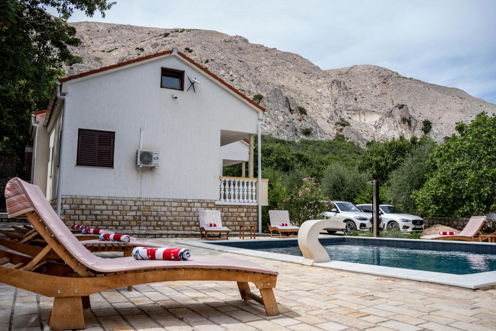 Villa Pag Dubrava Relax With Pool Bosana Exterior foto